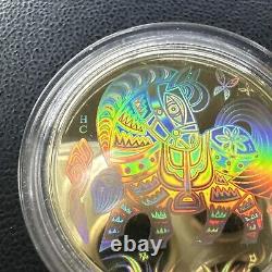 2002 Pièce d'or holographique Canada de 150 $ pour l'année du cheval lunaire avec son emballage d'origine. 2855 onces troy.