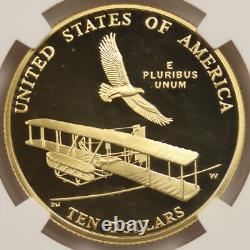 2003-W Premier Vol Centenaire Or Moderne Commemoratif 10 $ PF 69 Ultra Cam NGC