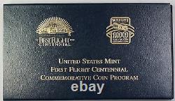 2003-w Proof Premier Centenaire De Vol 10 $ DIX Dollars Commem Gold Coin Tel Qu'il A Été Émis