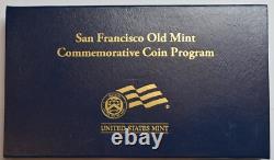 2006 S, 5 $ Or San Francisco Old Mint Commemoratif, Boîte et Documents Orig. C8137
