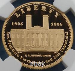 2006 S Ngc Pf 70 Ultra Cameo Old Mint Gold 5 $ Pièce, Preuve U-cam 5 $ Pièce D'or
