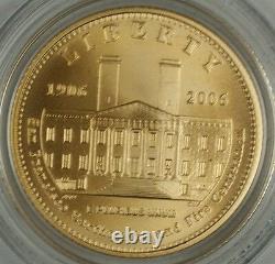 2006 San Francisco Old Mint 5 $ D'or Unc Pièce Commémorative Avec Boîte Et Aco