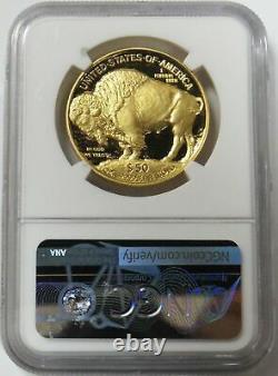 2006 W Gold Us $50 Proof Buffalo Castle Signé 1 Oz Coin Ngc Pf 70 Ultra Cameo