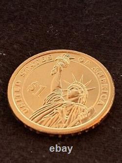 2007 P Monnaie Non Circulée $1 George Washington Gold Coin Die Crack Erreur Flaw