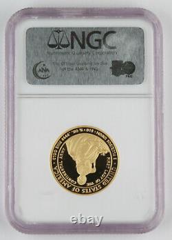 2007 W $10 Martha Washington 1/2 Oz 24k Gold Premier Conjoint Preuve Pièce Ngc Pf70 Uc