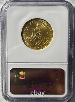 2007 W 1/2 oz 10 $ Première pièce d'or de la série Martha Washington NGC MS 70