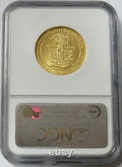 2007 W Old Us $10 Jeffersons Liberty Spouse 1/2 Oz Coin Ngc Mint État 70