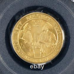 2007-w G$5 Jamestown Anniversary Commemorative Gold Coin Pcgs Ms 69 G1381