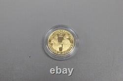 2007-w Jamestown 400th Anniversary Commémorative Coin Proof $5 Gold Coin
