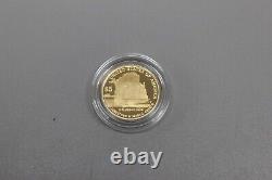 2007-w Jamestown 400th Anniversary Commémorative Coin Proof $5 Gold Coin