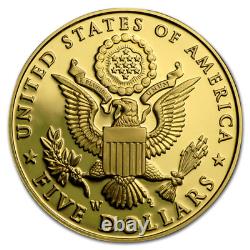 2008 5 $ Pure Gold Bald Eagle Commemorative Coin Proof U. S. Mint 678,88 $