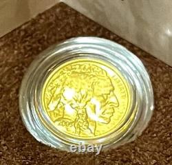 2008 W $5 American Gold Buffalo Unc. 9999 Avec Boîte & Coa 24k Article # Tat