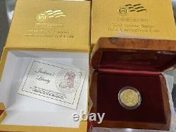 2008 W Gold $10 Jackson’s Liberty 1/2oz Spouse Coin In Ogp Withcoa