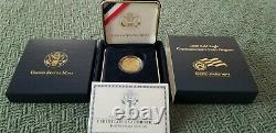 2008-w Proof $5 Gold Bald Eagle Commemorative Coin With Box & Coa (ea-1)