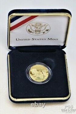 2008-w Proof Bald Eagle 5 $ Pièce D'or Commémorative West Point Mint Pkg 18257