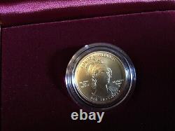 2008-w Unc. Premier Conjoint De Louisa Adam $10 Gold Coin Ogp & Coa (x-20)