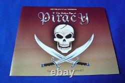 2009 The Golden Age Of Piracy 1 Oz. 999 Silver Perth Mint 5 Pièce De Monnaie Set Pirate Ship