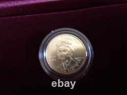 2009-w Unc. Anna Harrison Premier Conjoint $10 Gold Coin Ogp & Coa (x-31)