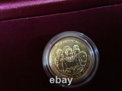 2009-w Unc. Anna Harrison Premier Conjoint $10 Gold Coin Ogp & Coa (x-31)