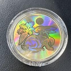2011 150 $ Canada Année du Lapin Pièce en Or Hologramme SCELLÉE Avec OGP