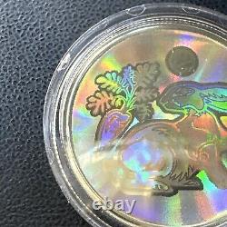 2011 150 $ Canada Année du Lapin Pièce en Or Hologramme SCELLÉE Avec OGP