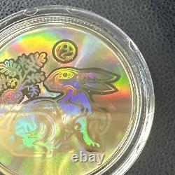 2011 150 $ Canada Année du Lapin Pièce en Or Hologramme SCELLÉE Avec OGP