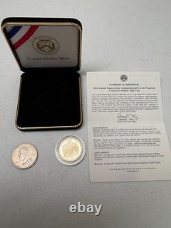 2011 5 $ Or commémoratif US Army. 265 oz