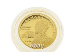 2011 Canada 5 $ 1/10 Oz 75e Anniversaire Du Dr Norman Bethune Pure Gold Coin Mrc