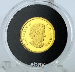 2013 Pygargue À Tête Blanche 99,99% Pure Gold 50 Cents Proof Coin, 1/25 Troy Oz, Non Recherché