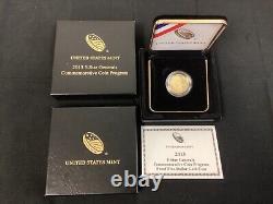 2013-W Boîte commémorative en or de 5 dollars avec certificat d'authenticité des généraux 5 étoiles MacArthur