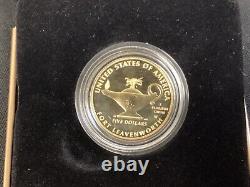 2013-W Boîte commémorative en or de 5 dollars avec certificat d'authenticité des généraux 5 étoiles MacArthur