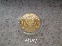 2014 50e Anniversaire Kennedy Half Dollar 3/4 Oz Gold Proof Coin Us Mint Spots