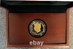 2014 Kennedy 50e Anniversaire Gold Half Dollar Proof Coin. 75 Oz D'or