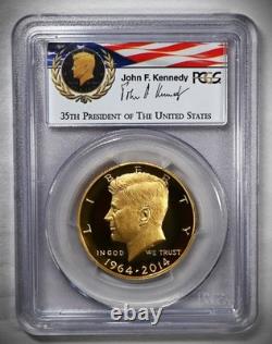 2014-W 50e Anniversaire du Kennedy Gold Half-Dollar PCGS PR70DCAM Camelot