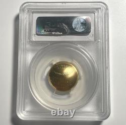 2014-W 5 $ Or Commémoratif Hall of Fame du Baseball Étiquette First Strike PCGS MS70