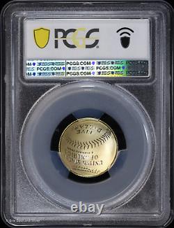 2014-W $5 Preuve 1/4 oz Or Baseball Hall of Fame PCGS PR 70 DCAM