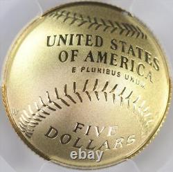 2014-W 5 $ Preuve CommemPCGS PR70DCAM Autographe en or de Rickey Henderson