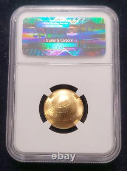 2014 W $5 West Point Baseball HOF NGC MS70.900 Gold 1/4oz Pièce commémorative