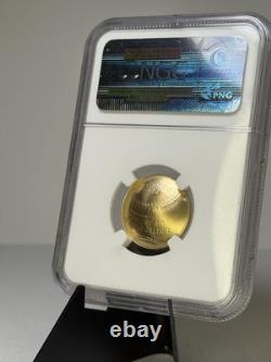 2014-W Baseball Hall of Fame 5 $ NGC MS 70 Or Moderne Commémorative