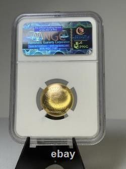 2014-W Baseball Hall of Fame 5 $ NGC MS 70 Or Moderne Commémorative