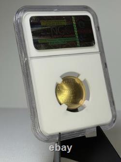 2014-W Baseball Hall of Fame 5 $ NGC MS 70 Or Moderne Commémorative