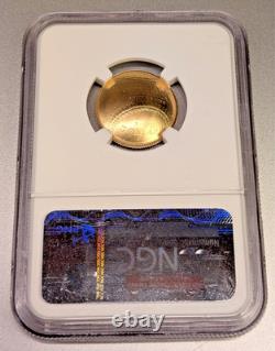 2014-W Derek Jeter #2 NGC MS70 BASEBALL Hall of Fame GANT D'OR $5 Pièce RARE