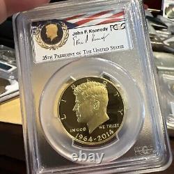 2014 W John F. Kennedy Épreuve en Or Commémorative PCGS 3/4 Oz Or