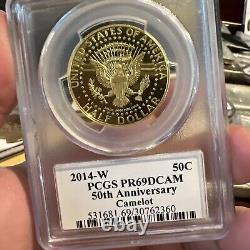 2014 W John F. Kennedy Épreuve en Or Commémorative PCGS 3/4 Oz Or