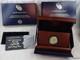 2014-w Kennedy Demi-dollar En Or Commemoratif Proof De 3/4 Oz Avec Boîte Et Certificat D'authenticité Us Mint