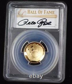 2014-w 3 Pièces De Baseball Hall Of Fame Commem Silver And Gold Set Pcgs Pr-70 Dcams