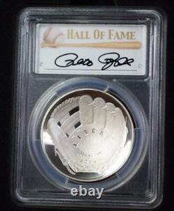 2014-w 3 Pièces De Baseball Hall Of Fame Commem Silver And Gold Set Pcgs Pr-70 Dcams