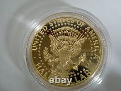2014-w Kennedy Demi-dollar Gold Proof Coin K15