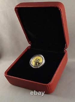 2015 5 $ Year Of The Sheep, 1/10 Oz Pure Gold Specimen Coin, Canadian Bighorn