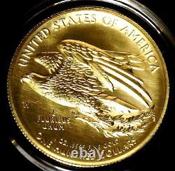 2015 High Relief American Liberty (1oz Gold Coin) Avec Boîte Et Certificat